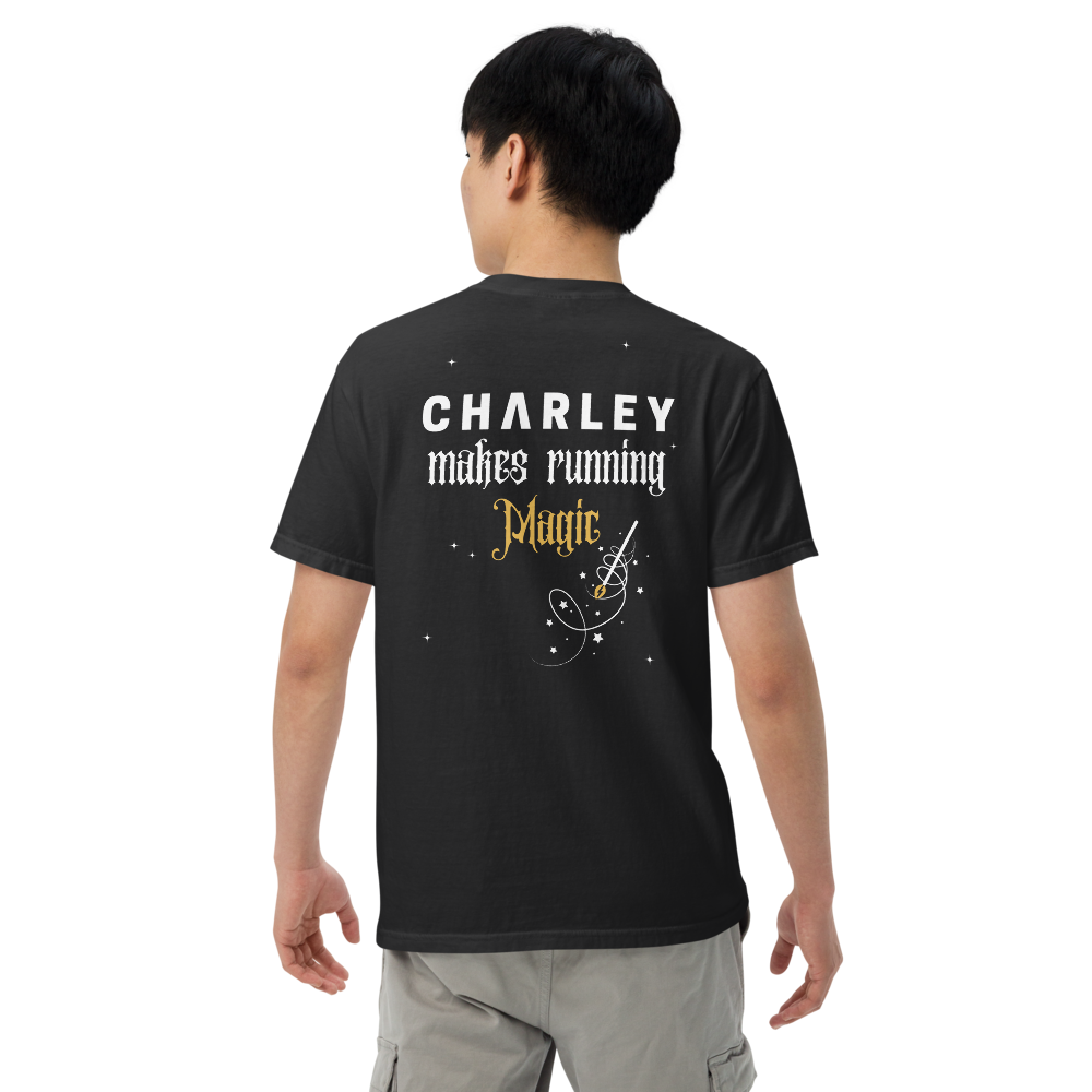 Charley Makes Running Magic Tee - Black
