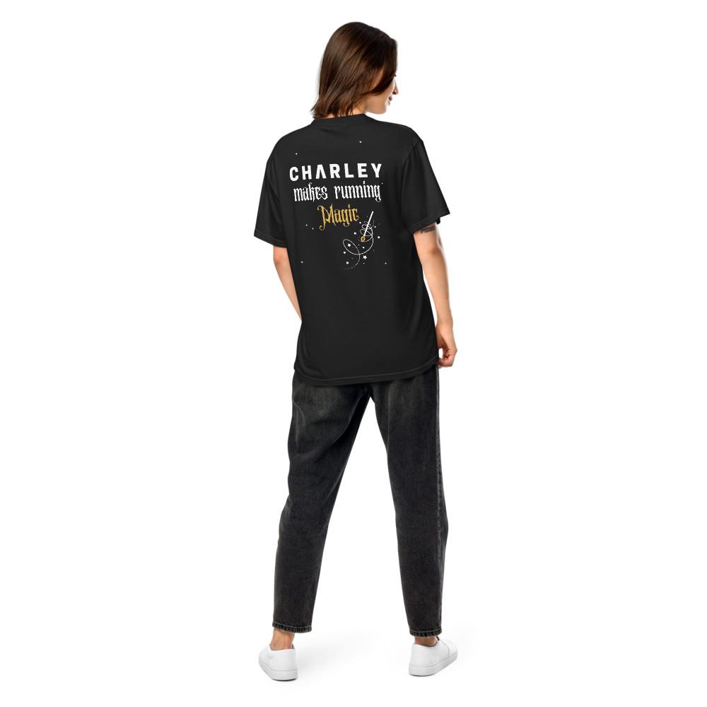 Charley Makes Running Magic Tee - Black