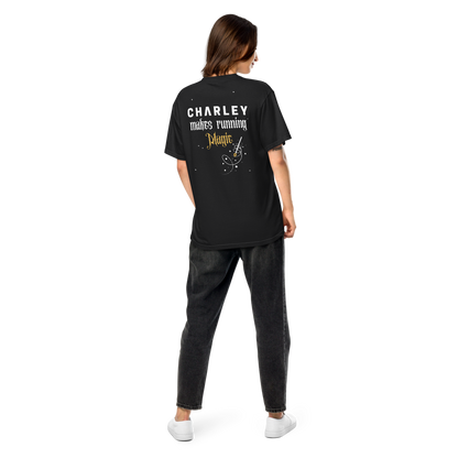 Charley Makes Running Magic Tee - Black
